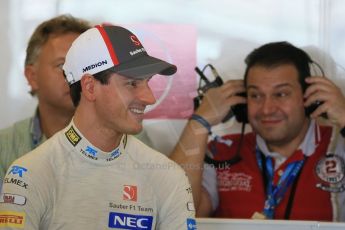 World © Octane Photographic Ltd. Saturday 22nd November 2014. Abu Dhabi Grand Prix - Yas Marina Circuit - Formula 1 Practice 3. Sauber C33 – Adrian Sutil. Digital Ref: 1165LB1D0163