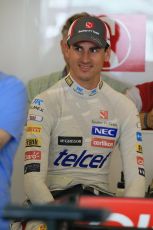 World © Octane Photographic Ltd. Saturday 22nd November 2014. Abu Dhabi Grand Prix - Yas Marina Circuit - Formula 1 Practice 3. Sauber C33 – Adrian Sutil. Digital Ref: 1165LB1D0168