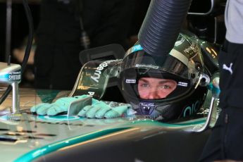 World © Octane Photographic Ltd. Saturday 22nd November 2014. Abu Dhabi Grand Prix - Yas Marina Circuit - Formula 1 Practice 3. Mercedes AMG Petronas F1 W05 - Nico Rosberg. Digital Ref: 1165LB1D0217