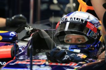 World © Octane Photographic Ltd. Saturday 22nd November 2014. Abu Dhabi Grand Prix - Yas Marina Circuit - Formula 1 Practice 3. Infiniti Red Bull Racing RB10 - Sebastian Vettel. Digital Ref: 1165LB1D0228