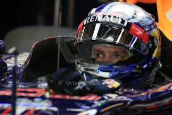 World © Octane Photographic Ltd. Saturday 22nd November 2014. Abu Dhabi Grand Prix - Yas Marina Circuit - Formula 1 Practice 3. Infiniti Red Bull Racing RB10 - Sebastian Vettel. Digital Ref: 1165LB1D0230