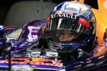 World © Octane Photographic Ltd. Saturday 22nd November 2014. Abu Dhabi Grand Prix - Yas Marina Circuit - Formula 1 Practice 3. Infiniti Red Bull Racing RB10 - Sebastian Vettel. Digital Ref: 1165LB1D0247