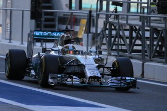 World © Octane Photographic Ltd. Saturday 22nd November 2014. Abu Dhabi Grand Prix - Yas Marina Circuit - Formula 1 Practice 3. Mercedes AMG Petronas F1 W05 – Lewis Hamilton. Digital Ref: 1165LB1D0294