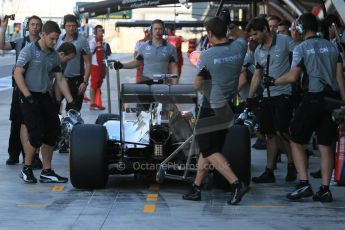 World © Octane Photographic Ltd. Saturday 22nd November 2014. Abu Dhabi Grand Prix - Yas Marina Circuit - Formula 1 Practice 3. Mercedes AMG Petronas F1 W05 – Lewis Hamilton. Digital Ref: 1165LB1D0298
