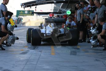 World © Octane Photographic Ltd. Saturday 22nd November 2014. Abu Dhabi Grand Prix - Yas Marina Circuit - Formula 1 Practice 3. Mercedes AMG Petronas F1 W05 – Lewis Hamilton. Digital Ref: 1165LB1D0336