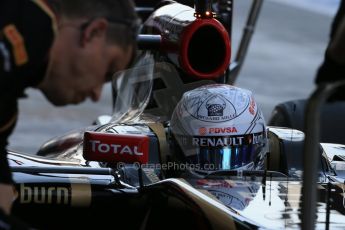 World © Octane Photographic Ltd. Saturday 22nd November 2014. Abu Dhabi Grand Prix - Yas Marina Circuit - Formula 1 Practice 3. Lotus F1 Team E22 – Romain Grosjean. Digital Ref: 1165LB1D0407