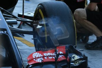 World © Octane Photographic Ltd. Saturday 22nd November 2014. Abu Dhabi Grand Prix - Yas Marina Circuit - Formula 1 Practice 3. Lotus F1 Team E22 – Romain Grosjean. Digital Ref: 1165LB1D0410