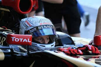 World © Octane Photographic Ltd. Saturday 22nd November 2014. Abu Dhabi Grand Prix - Yas Marina Circuit - Formula 1 Practice 3. Lotus F1 Team E22 front wing. Digital Ref: 1165LB1D0426