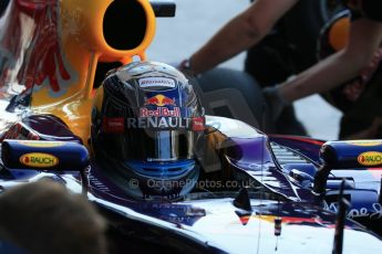 World © Octane Photographic Ltd. Saturday 22nd November 2014. Abu Dhabi Grand Prix - Formula 1 Practice 3. Infiniti Red Bull Racing RB10 – Daniel Ricciardo. Digital Ref: 1165LB1D0675
