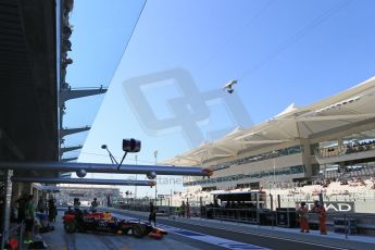 World © Octane Photographic Ltd. Saturday 22nd November 2014. Abu Dhabi Grand Prix - Yas Marina Circuit - Formula 1 Practice 3. Infiniti Red Bull Racing RB10 – Daniel Ricciardo. Digital Ref: 1165LB1D5741