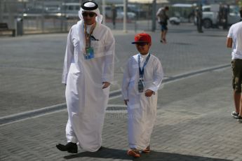 World © Octane Photographic Ltd. Saturday 22nd November 2014. Abu Dhabi Grand Prix - Yas Marina Circuit - Formula 1 Practice 3. Paddock club F1 fans. Digital Ref: 1165LB1D9851