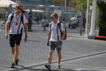 World © Octane Photographic Ltd. Saturday 22nd November 2014. Abu Dhabi Grand Prix - Yas Marina Circuit - Formula 1 Practice 3. Williams Martini Racing FW36 – Valtteri Bottas. Digital Ref: 1165LB1D9877