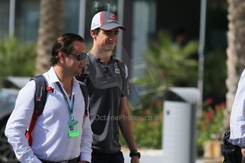 World © Octane Photographic Ltd. Saturday 22nd November 2014. Abu Dhabi Grand Prix - Yas Marina Circuit - Formula 1 Practice 3. McLaren Mercedes MP4/29 tech details. Digital Ref: 1165LB1D9885