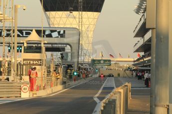 World © Octane Photographic Ltd. 2014 Formula 1 Abu Dhabi Grand Prix, F1 Qualifying, Saturday 22nd November 2014. Digital Ref : 1166CB1D8183