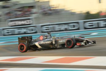 World © Octane Photographic Ltd. 2014 Formula 1 Abu Dhabi Grand Prix, F1 Qualifying, Saturday 22nd November 2014. Sauber C33 – Adrian Sutil. Digital Ref : 1166CB1D8276