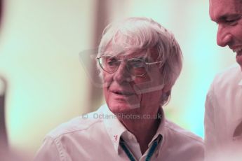 World © Octane Photographic Ltd. 2014 Formula 1 Abu Dhabi Grand Prix, F1 Qualifying, Saturday 22nd November 2014. Bernie Ecclestone. Digital Ref : 1166CB1D9040