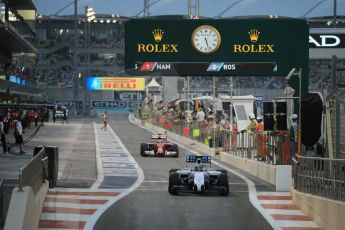 World © Octane Photographic Ltd. Saturday 22nd November 2014. Abu Dhabi Grand Prix - Yas Marina Circuit - Formula 1 Qualifying. Williams Martini Racing FW36 – Valtteri Bottas. Digital Ref: 1166LB1D1378