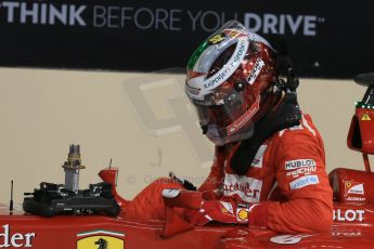 World © Octane Photographic Ltd. 2014 Formula 1 Abu Dhabi Grand Prix, F1 Qualifying, Saturday 22nd November 2014. Scuderia Ferrari - Fernando Alonso. Digital Ref : 1166LB1D1473
