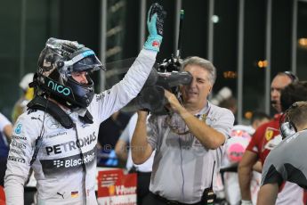 World © Octane Photographic Ltd. 2014 Formula 1 Abu Dhabi Grand Prix, F1 Qualifying, Saturday 22nd November 2014. Mercedes AMG Petronas F1 W05 - Nico Rosberg. Digital Ref : 1166LB1D1526