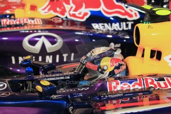 World © Octane Photographic Ltd. 2014 Formula 1 Abu Dhabi Grand Prix, F1 Qualifying, Saturday 22nd November 2014. Infiniti Red Bull Racing - Daniel Ricciardo. Digital Ref : 1166LW1L8392