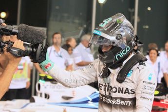 World © Octane Photographic Ltd. 2014 Formula 1 Abu Dhabi Grand Prix, F1 Qualifying, Saturday 22nd November 2014. Mercedes AMG Petronas F1 W05 - Nico Rosberg. Digital Ref : 1166LW1L8420