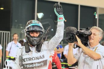 World © Octane Photographic Ltd. 2014 Formula 1 Abu Dhabi Grand Prix, F1 Qualifying, Saturday 22nd November 2014. Mercedes AMG Petronas F1 W05 - Nico Rosberg. Digital Ref : 1166LW1L8458