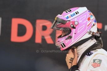 World © Octane Photographic Ltd. 2014 Formula 1 Abu Dhabi Grand Prix, F1 Qualifying, Saturday 22nd November 2014. McLaren Mercedes - Jenson Button. Digital Ref : 1166LW1L8476