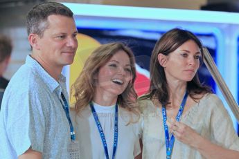 World © Octane Photographic Ltd. 2014 Formula 1 Abu Dhabi Grand Prix, F1 Qualifying, Saturday 22nd November 2014. Geri Halliwell and friends. Digital Ref : 1166LW1L8563