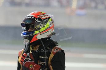 World © Octane Photographic Ltd. Sunday 23rd November 2014. Abu Dhabi Grand Prix - Yas Marina Circuit - Formula 1 Race. Lotus F1 Team E22 – Pastor Maldonado. Digital Ref: