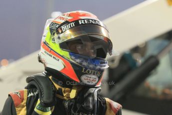 World © Octane Photographic Ltd. Sunday 23rd November 2014. Abu Dhabi Grand Prix - Yas Marina Circuit - Formula 1 Race. Lotus F1 Team E22 – Pastor Maldonado. Digital Ref: