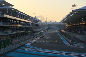 World © Octane Photographic Ltd. Sunday 23rd November 2014. Abu Dhabi Grand Prix - Yas Marina Circuit - Formula 1 Race. Digital Ref: