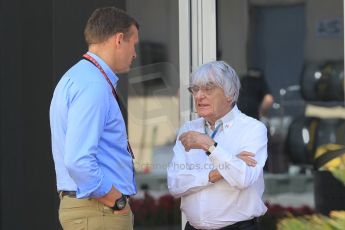 World © Octane Photographic Ltd. Sunday 23rd November 2014. Abu Dhabi Grand Prix - Yas Marina Circuit - Bernie Ecclestone. Digital Ref: