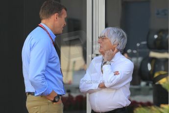 World © Octane Photographic Ltd. Sunday 23rd November 2014. Abu Dhabi Grand Prix - Yas Marina Circuit - Bernie Ecclestone. Digital Ref: