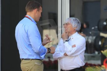 World © Octane Photographic Ltd. Sunday 23rd November 2014. Abu Dhabi Grand Prix - Yas Marina Circuit - Bernie Ecclestone. Digital Ref: