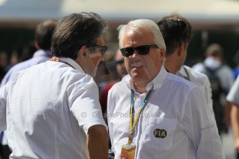 World © Octane Photographic Ltd. Sunday 23rd November 2014. Abu Dhabi Grand Prix - Yas Marina Circuit - Charlie Whiting. Digital Ref: