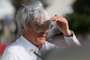 World © Octane Photographic Ltd. Sunday 23rd November 2014. Abu Dhabi Grand Prix - Yas Marina Circuit - Bernie Ecclestone. Digital Ref: