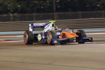 World © Octane Photographic Ltd. 2014 Formula 1 Abu Dhabi Grand Prix, GP2 Qualifying, Friday 21st November 2014. Johnny Cecotto - Trident. Digital Ref : 1162CB1D7336