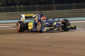 World © Octane Photographic Ltd. 2014 Formula 1 Abu Dhabi Grand Prix, GP2 Qualifying, Friday 21st November 2014. Felipe Nasr - Carlin. Digital Ref : 1162CB1D7347