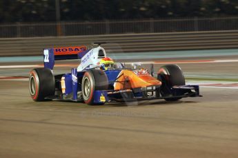 World © Octane Photographic Ltd. 2014 Formula 1 Abu Dhabi Grand Prix, GP2 Qualifying, Friday 21st November 2014. Sergio Canamasas - Trident. Digital Ref : 1162CB1D7373