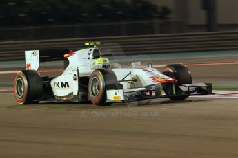 World © Octane Photographic Ltd. 2014 Formula 1 Abu Dhabi Grand Prix, GP2 Qualifying, Friday 21st November 2014. Arthur Pic - Campos Racing. Digital Ref : 1162CB1D7417