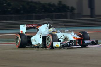 World © Octane Photographic Ltd. 2014 Formula 1 Abu Dhabi Grand Prix, GP2 Qualifying, Friday 21st November 2014. Arthur Pic - Campos Racing. Digital Ref : 1162CB1D7435