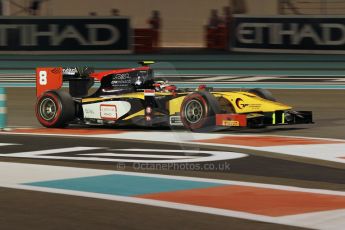 World © Octane Photographic Ltd. 2014 Formula 1 Abu Dhabi Grand Prix, GP2 Qualifying, Friday 21st November 2014. Stephane Richelmi - DAMS. Digital Ref : 1162CB1D7487