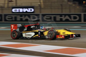 World © Octane Photographic Ltd. 2014 Formula 1 Abu Dhabi Grand Prix, GP2 Qualifying, Friday 21st November 2014. Jolyon Palmer - DAMS. Digital Ref : 1162CB1D7527