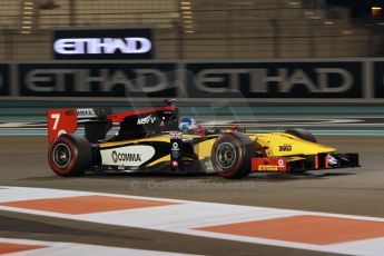 World © Octane Photographic Ltd. 2014 Formula 1 Abu Dhabi Grand Prix, GP2 Qualifying, Friday 21st November 2014. Jolyon Palmer - DAMS. Digital Ref : 1162CB1D7527