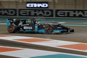 World © Octane Photographic Ltd. 2014 Formula 1 Abu Dhabi Grand Prix, GP2 Qualifying, Friday 21st November 2014. Nathanael Berthon - Venezuela GP Lazarus. Digital Ref : 1162CB1D7550