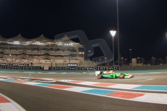 World © Octane Photographic Ltd. 2014 Formula 1 Abu Dhabi Grand Prix, GP2 Qualifying, Friday 21st November 2014. Pierre Gasly – Caterham Racing. Digital Ref : 1162CB7D8223