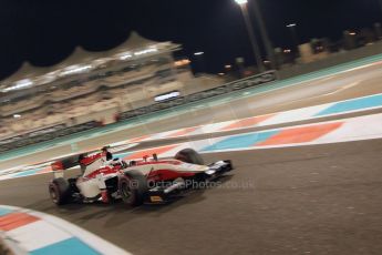World © Octane Photographic Ltd. 2014 Formula 1 Abu Dhabi Grand Prix, GP2 Qualifying, Friday 21st November 2014. Stoffel Vandoorne - ART Grand Prix. Digital Ref : 1162CB7D8238