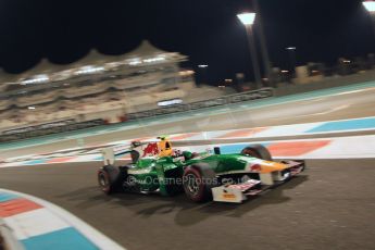 World © Octane Photographic Ltd. 2014 Formula 1 Abu Dhabi Grand Prix, GP2 Qualifying, Friday 21st November 2014. Pierre Gasly – Caterham Racing. Digital Ref : 1162CB7D8291