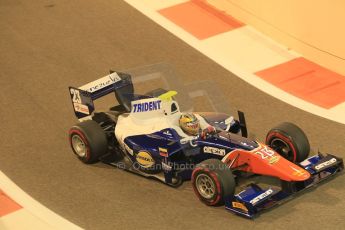 World © Octane Photographic Ltd. Saturday 22nd November 2014. GP2 Race 1 – Abu Dhabi GP - Yas Marina Circuit, United Arab Emirates. Johnny Cecotto - Trident. Digital Ref :1167CB1D8649