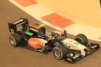 World © Octane Photographic Ltd. Saturday 22nd November 2014. GP2 Race 1 – Abu Dhabi GP - Yas Marina Circuit, United Arab Emirates. Jon Lancaster - Hilmer Motorsport. Digital Ref:1167CB1D8656